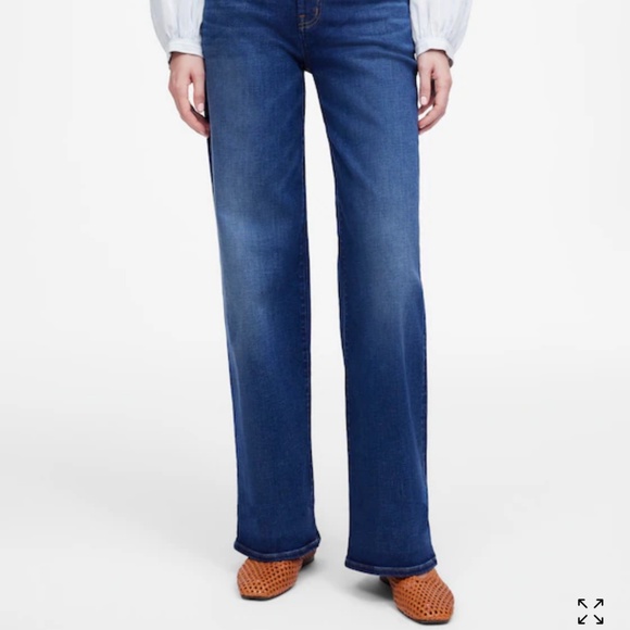 Madewell Denim - Madewell: The Perfect Vintage Wide-Leg Jean In Nighthawk